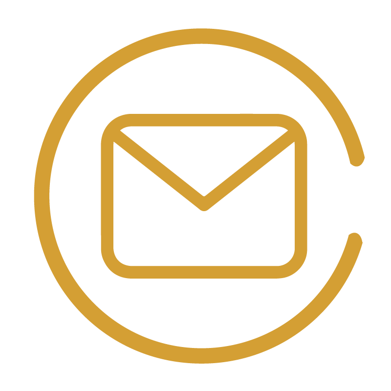 contact mail picto gold